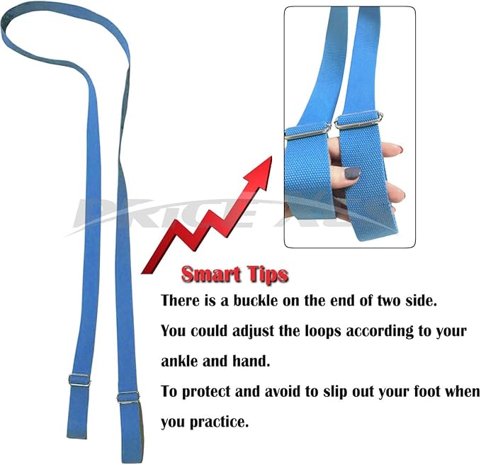 Door Flexibility & Stretching Leg Strap - Great for Ballet Cheer Dance Gymnastics or ANY Sport Leg Stretcher Door Flexibility Trainer Premium stretching equipment