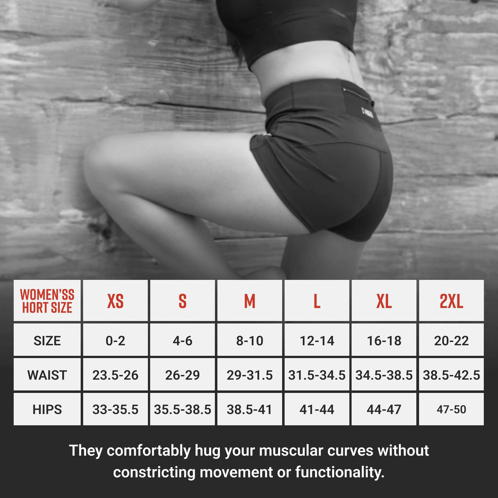 Women's Flex-Fit Compression Shorts 2-Inch Inseam Black - Image 5