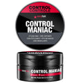 Sexy Hair Control Maniac Wax 2.5 oz jar in bold black and red packaging