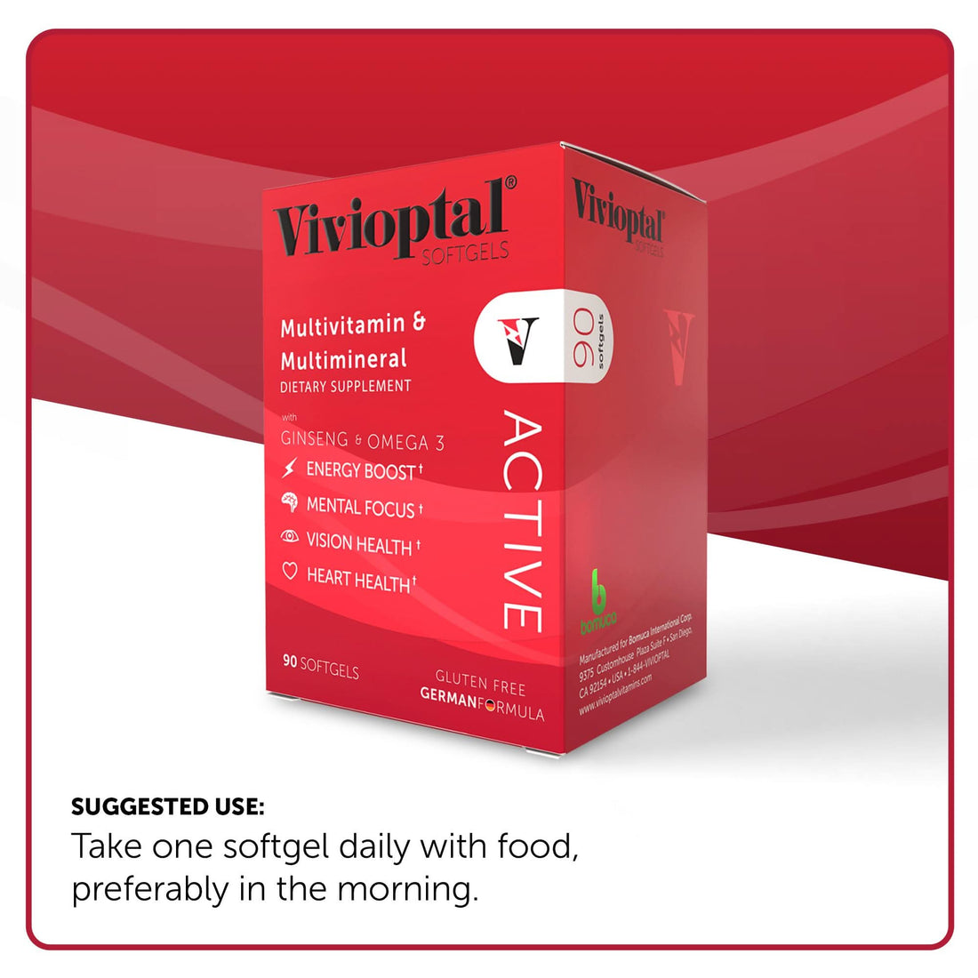 ACTIVE Multivitamin & Multimineral Supplement 90 Capsules