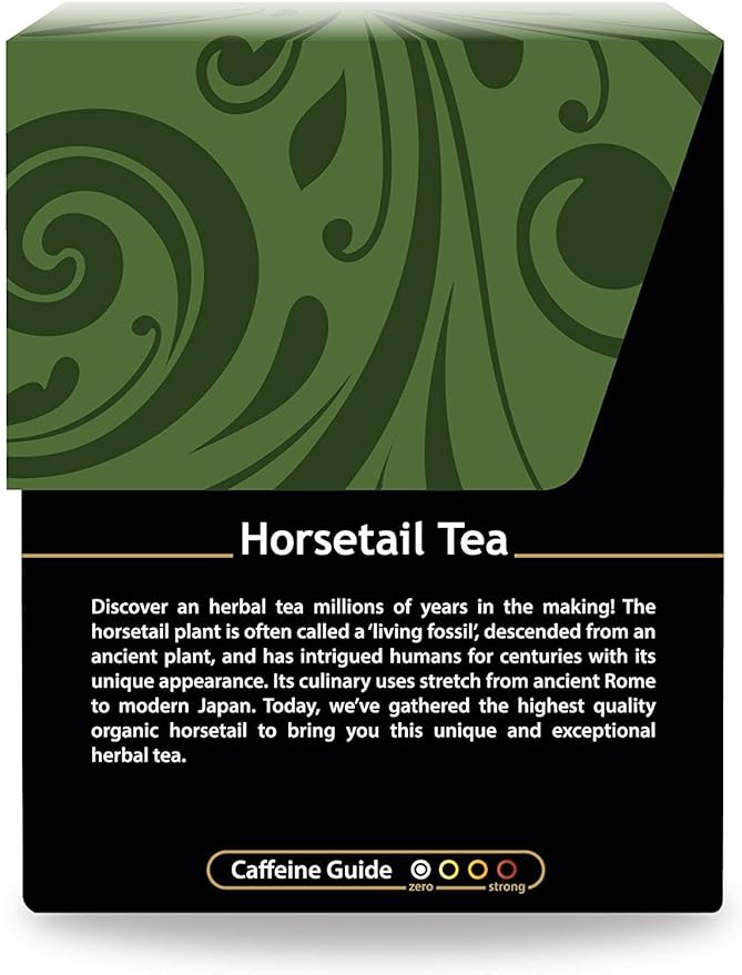 Buddha Teas - Horsetail - Organic Herbal Tea - For Cognitive Balance & Overall Health - With Antioxidants, B Vitamins & Silica - Caffeine Free - 100% Kosher & Non-GMO - 18 Tea Bags (Pack of 1)
