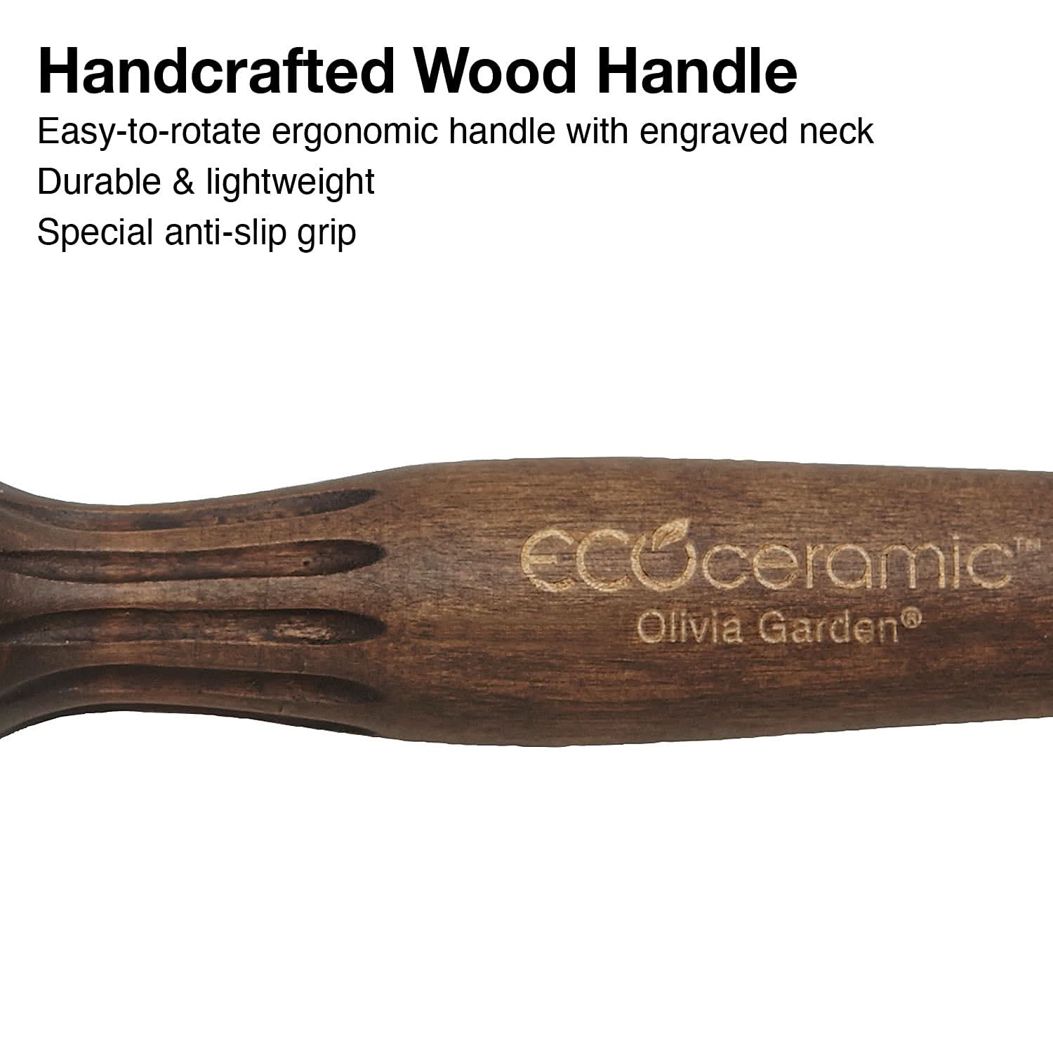 Eco Ceramic Firm Bristle Thermal Hair Brush 1 3/4 inch