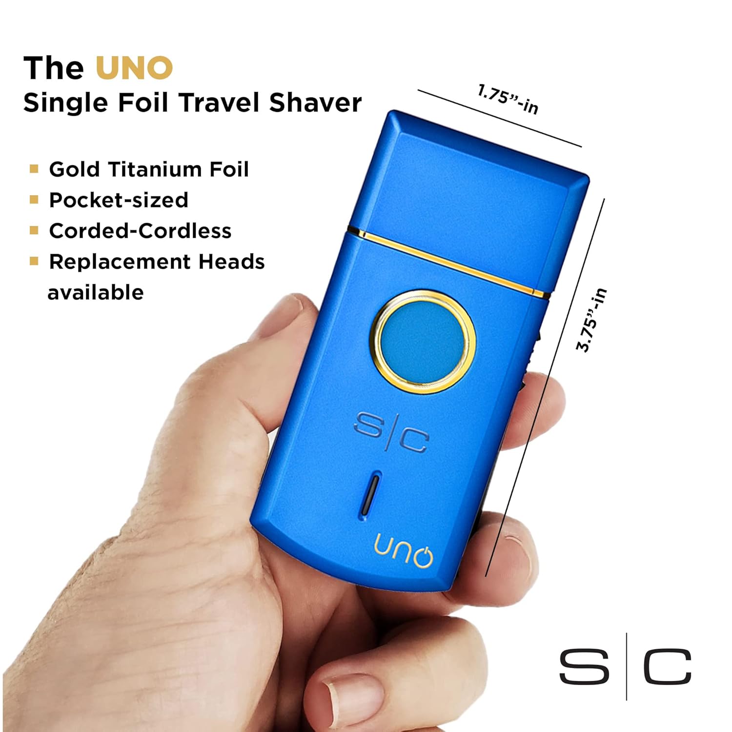 UNO Single Foil Shaver - Blue