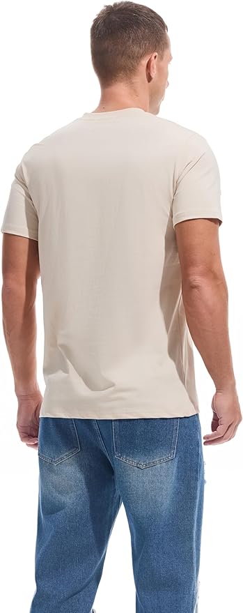 Men’s Modern Fitted V-Neck T-Shirt Premium Comfort Undershirt