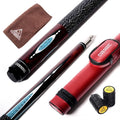 CUESOUL 58 Inch 19oz/20oz Maple Billiard Stick Pool Cue Set 11.5mm/13mm Tip[Weight Adjustable]