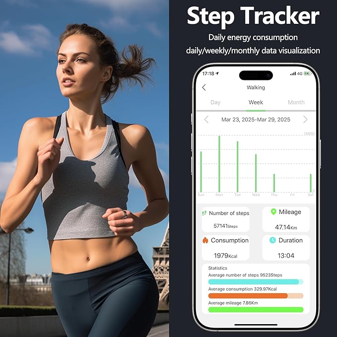 Thin Smart Ring for Fitness & Health Tracking -Heart Rate/Blood Oxygen Monitor, 5ATM Waterproof, Sleep Analysis, Pedometer -No APP Subscription Compatible with Smartphone (Black, 7)