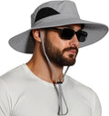 EINSKEY Wide Brim Sun Hat, UPF 50+ UV Protection Waterproof Packable Bucket Hat for Men & Women, Fishing Hiking Beach Garden