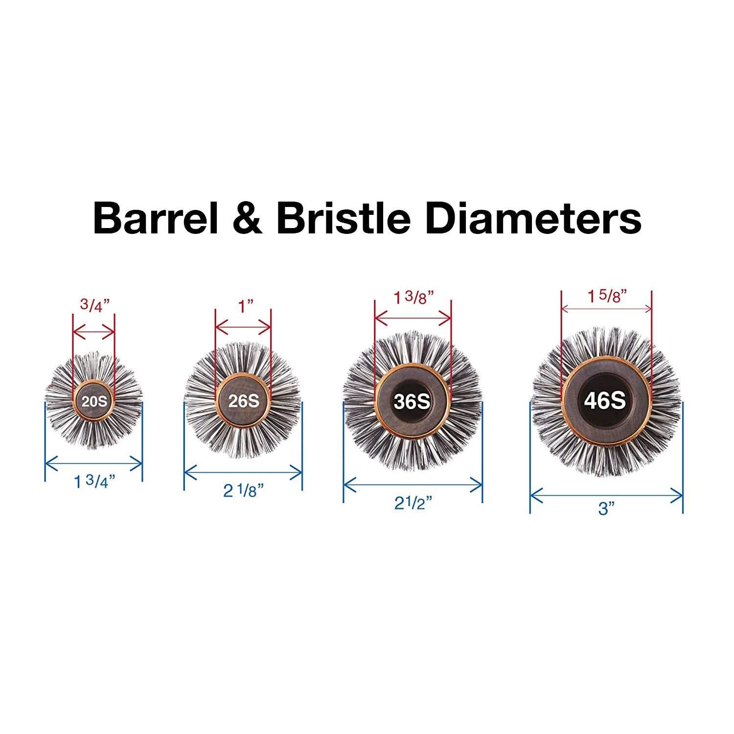 EcoCeramic Soft Bristle Thermal Brush for Fine & Thinning Hair