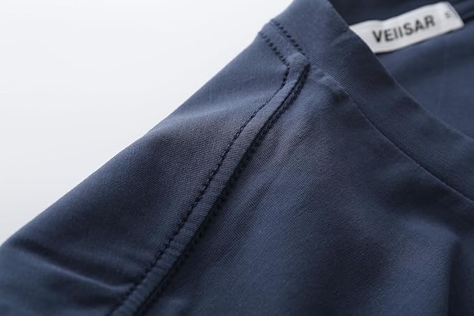Men’s Modern Fitted V-Neck T-Shirt Premium Comfort Undershirt