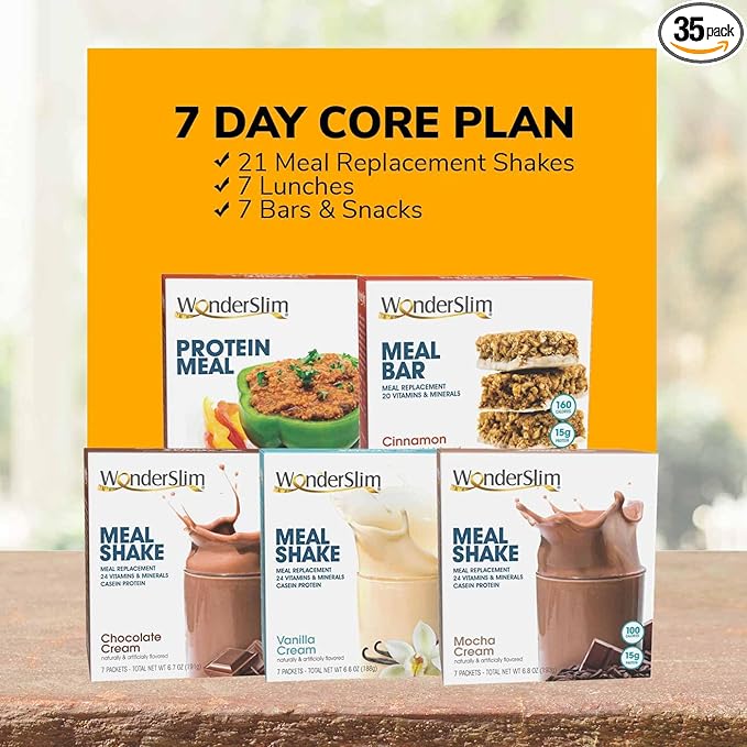 WonderSlim 1 Week with 35 Meals & Snacks