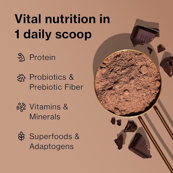 Shakeology Plant Based Protein Powder Blend – Gluten-Free Shake with Vitamins and Minerals – Helps Support Weight Loss, Lean Muscle, Gut Health – Chocolate, 30 Servings