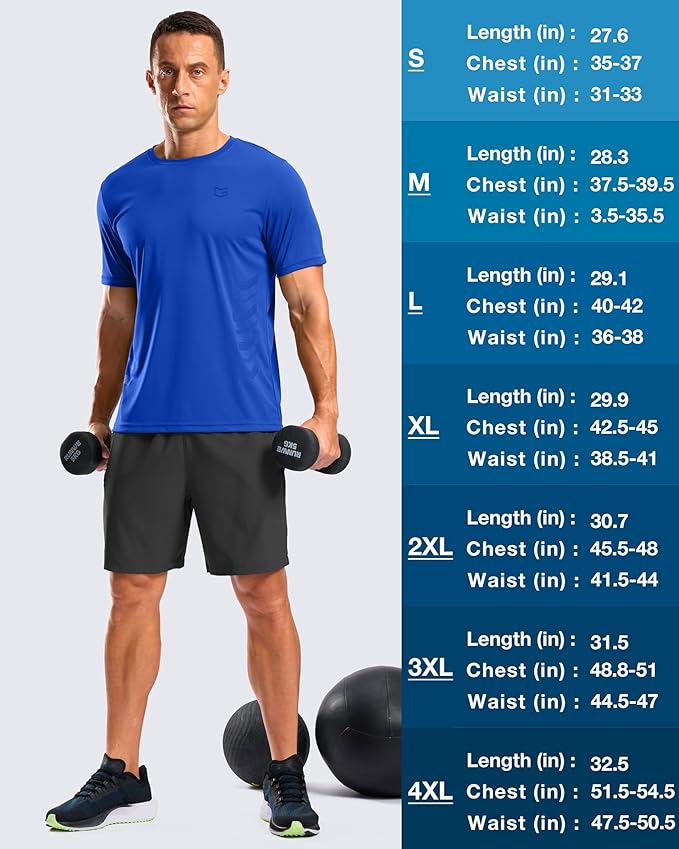 Men's Lightweight Moisture-Wicking Performance Sports T-Shirt