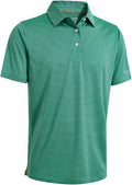 Men's Ironwave Fitness striped short sleeve performance golf polo shirt