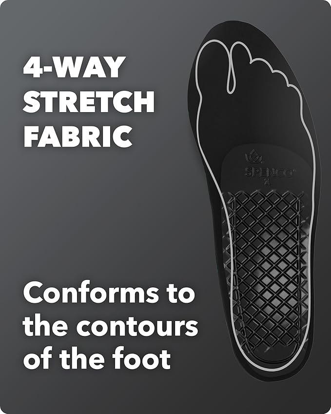 Spenco Unisex Adult Athletic Shoe-insoles, Green, Women S 11-12.5/Men S 10-11.5 US