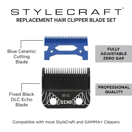 STYLECRAFT DLC ECHO BLADE BLUE CERAMIC CUTTER (#SC554B)