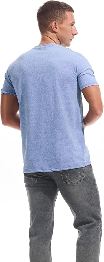 Men’s Modern Fitted V-Neck T-Shirt Premium Comfort Undershirt