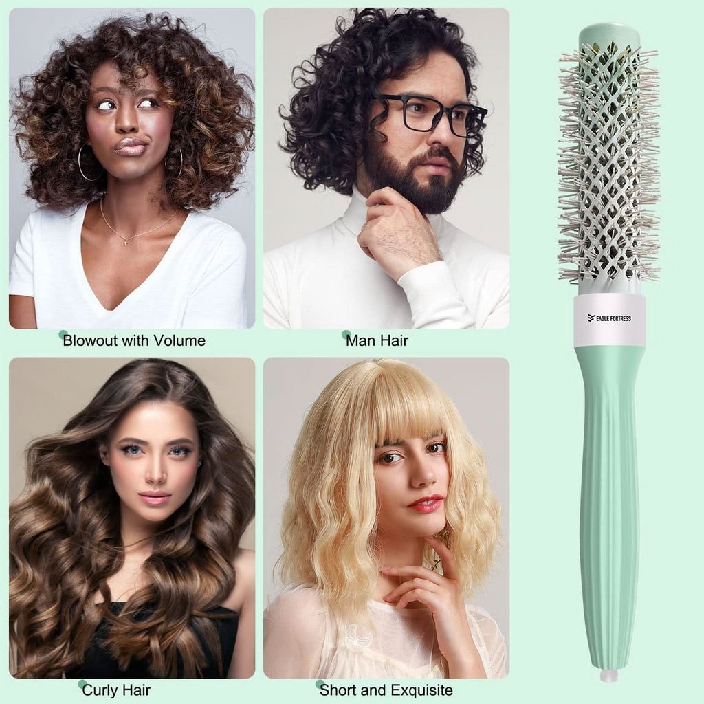 Professional Round Hair Brush 0.98in for Precision Styling