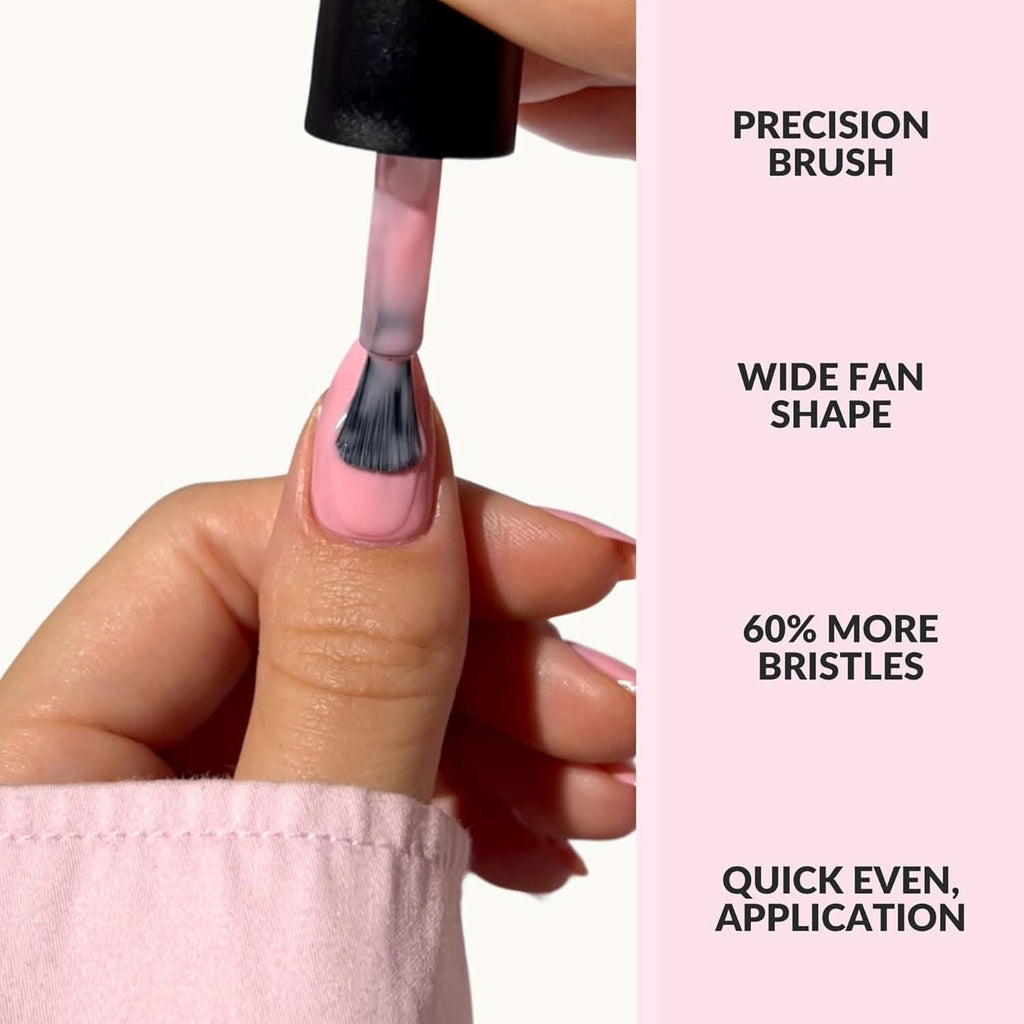 Love Shack Nail Strengthening Polish - Baby Pink Non-Toxic Formula
