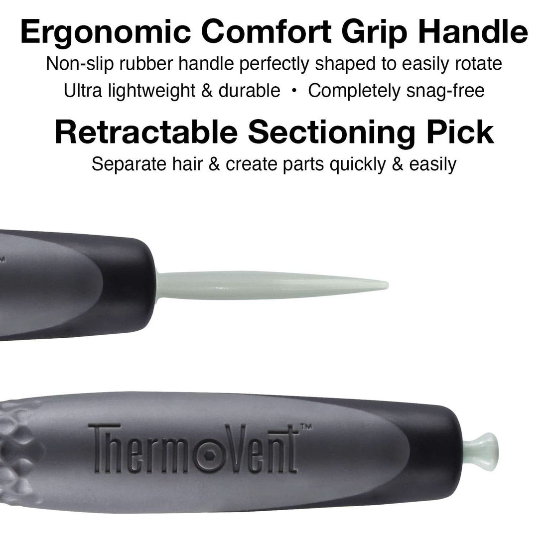Thermo Vent Combo Hair Brush 1 3/4 inch Round Styling Brush