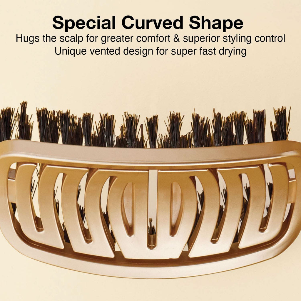 NanoThermic Ceramic + Ion Flex Hair Brush for Shiny Styling