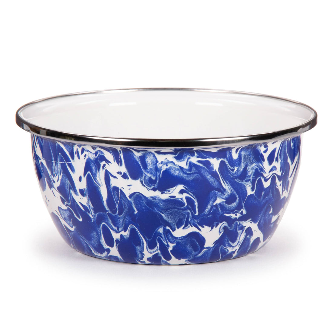 Aspen Grove Enamelware Salad Bowls - Rustic Set of 4