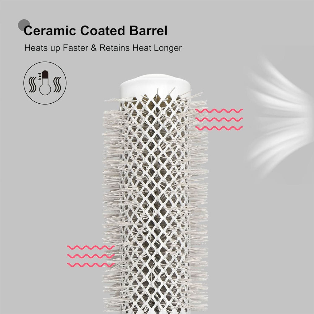1.69in Extended Barrel Round Hair Brush for Voluminous Styling