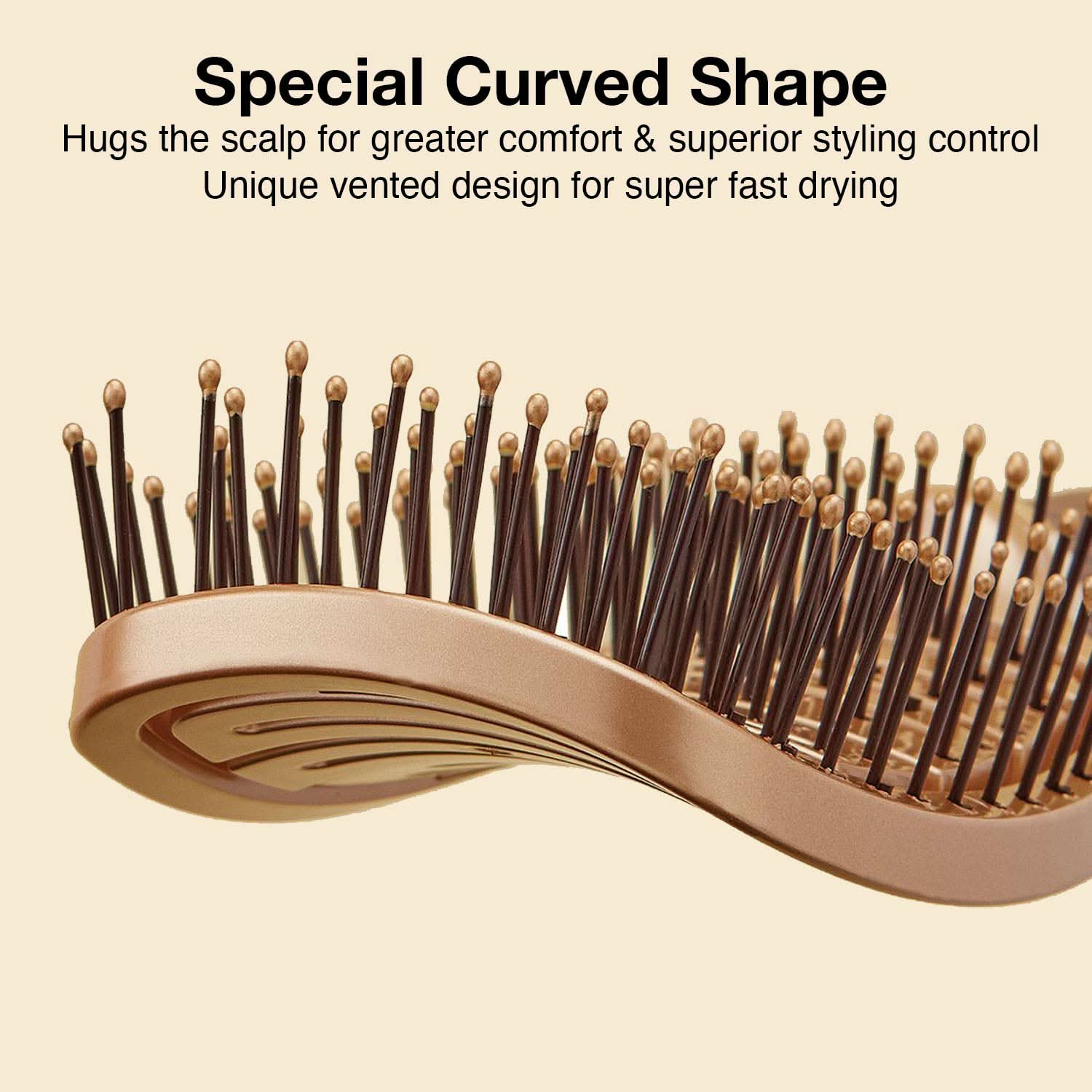 NanoThermic Ceramic + Ion Flex Combo Vent Hair Styling Brush