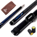 CUESOUL 58 Inch 19oz/20oz Maple Billiard Stick Pool Cue Set 11.5mm/13mm Tip[Weight Adjustable]