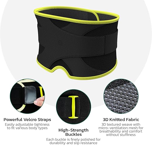 Back Brace for Lower Back Pain Relief, 8X Powerful Support System,Lumbar Support Belt for Men & Women Ergonomic 3D Design with Adjustable Strap for Fitness Running Home Pilates Hot Pink XL