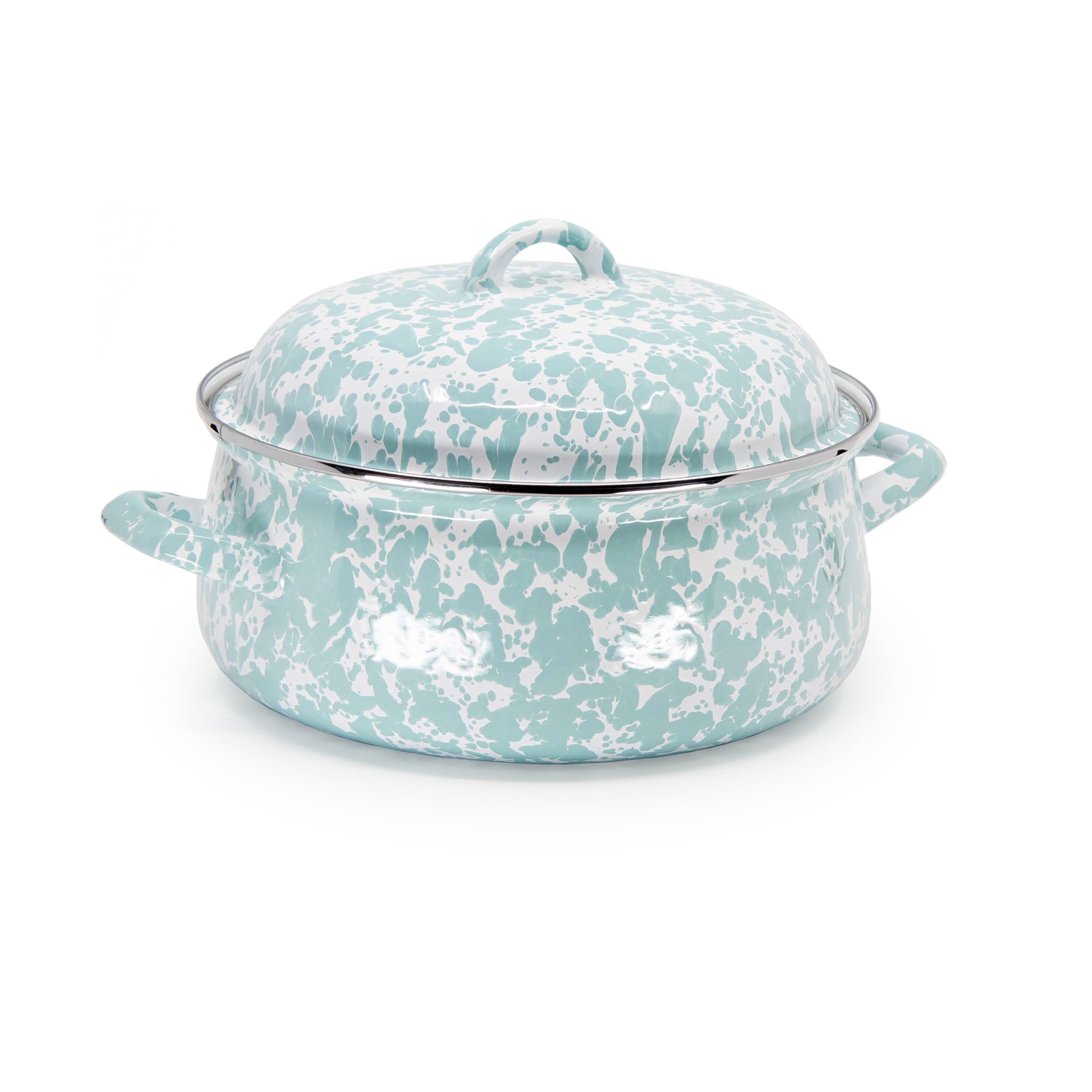 Golden Rabbit Enamelware 4 QUART Dutch Oven
