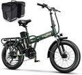 Foldable Electric Bike for Adults, 30+MPH, 48V 20Ah Removable Battery up to 80Miles, 20" Fat Tire Peak 1000W Motor Dirt Ebike Adult Electric Bicycle for City Commute Beach Mountain Adventurous E Bike