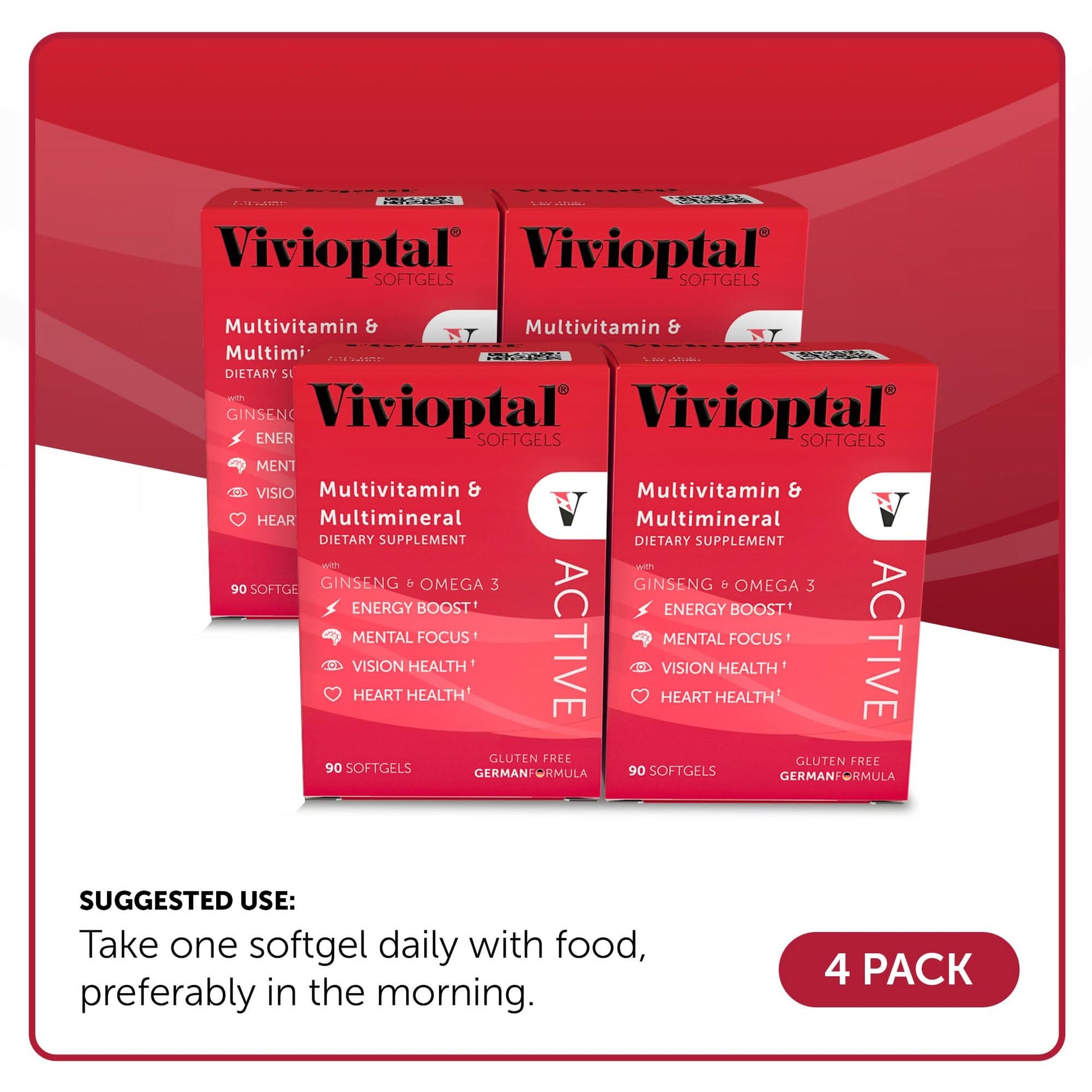 Active Multivitamin & Multimineral Supplement - 1 Year Supply