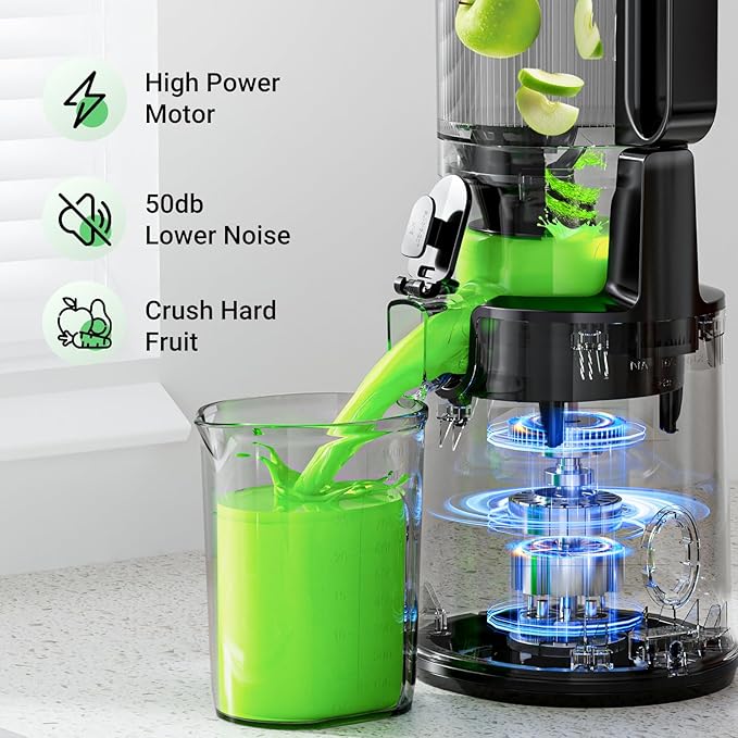 Cold Press Juicer with Large Feed Chute for Fresh Baby Food