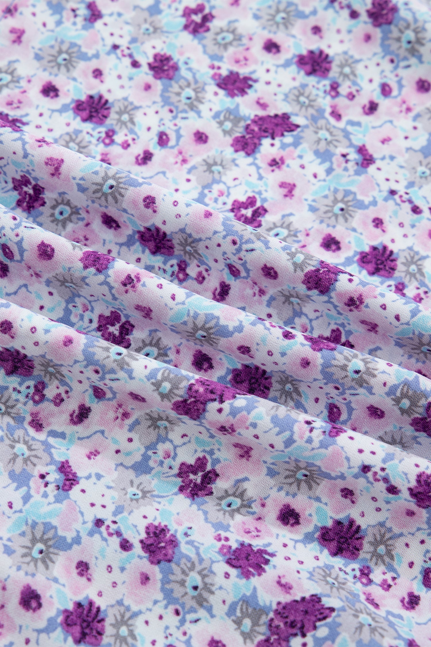 Kelsey Square Smocked Maxi Dress with Puff Sleeves and Floral Print
