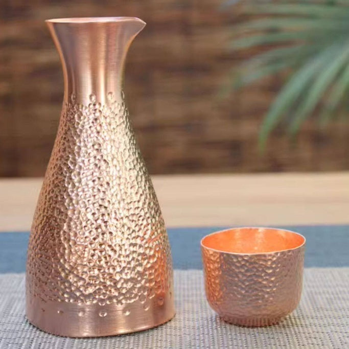 Copper Wine Cup Hot Pot Antique Purple Copper