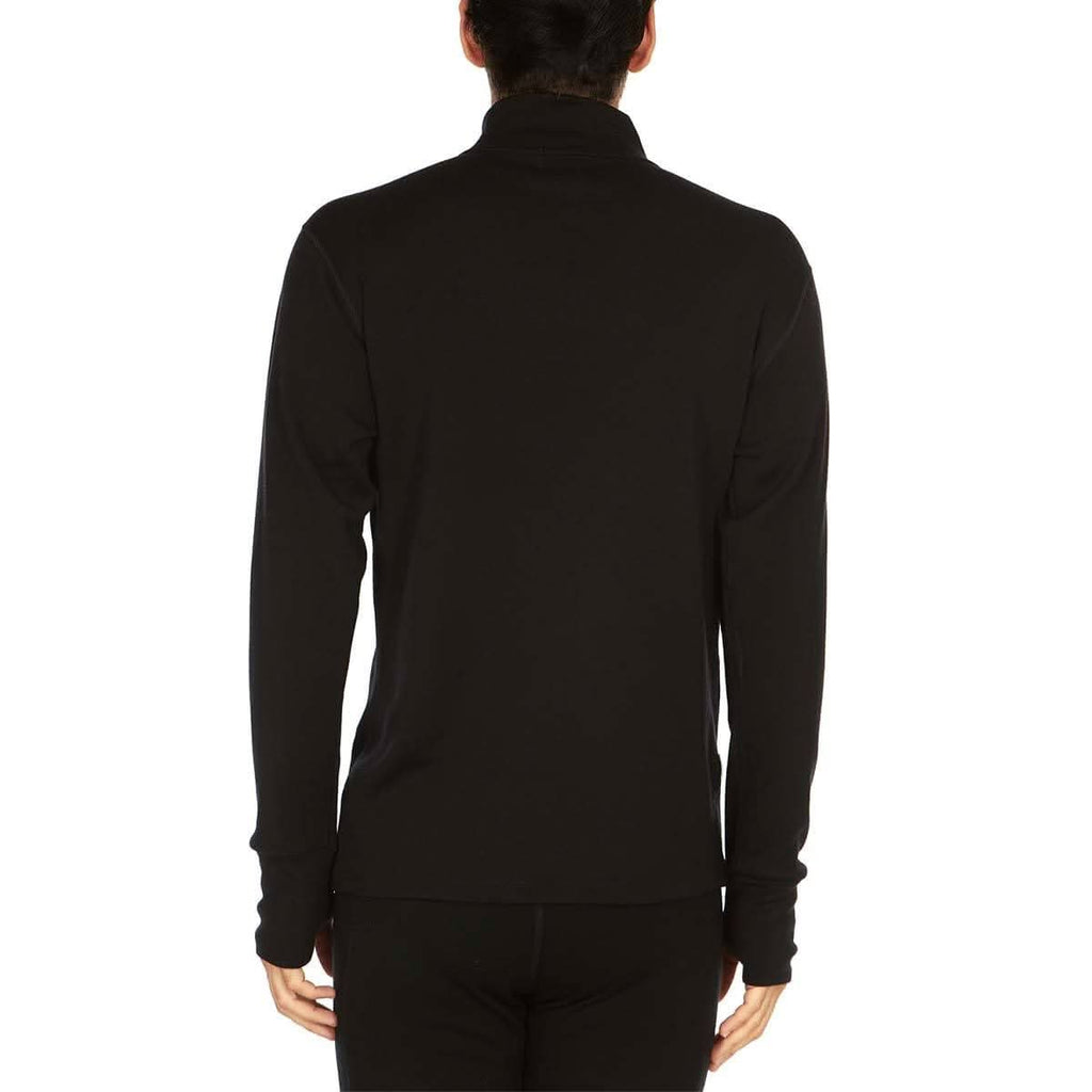 Men's Heavyweight Merino Wool 1/4 Zip Pullover - Navy, Black