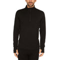 Men's Heavyweight Merino Wool 1/4 Zip Pullover - Navy, Black