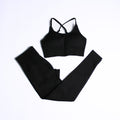 Women High Waist Seamless Yoga Leggings Sculpting Workout Pants - Image 8