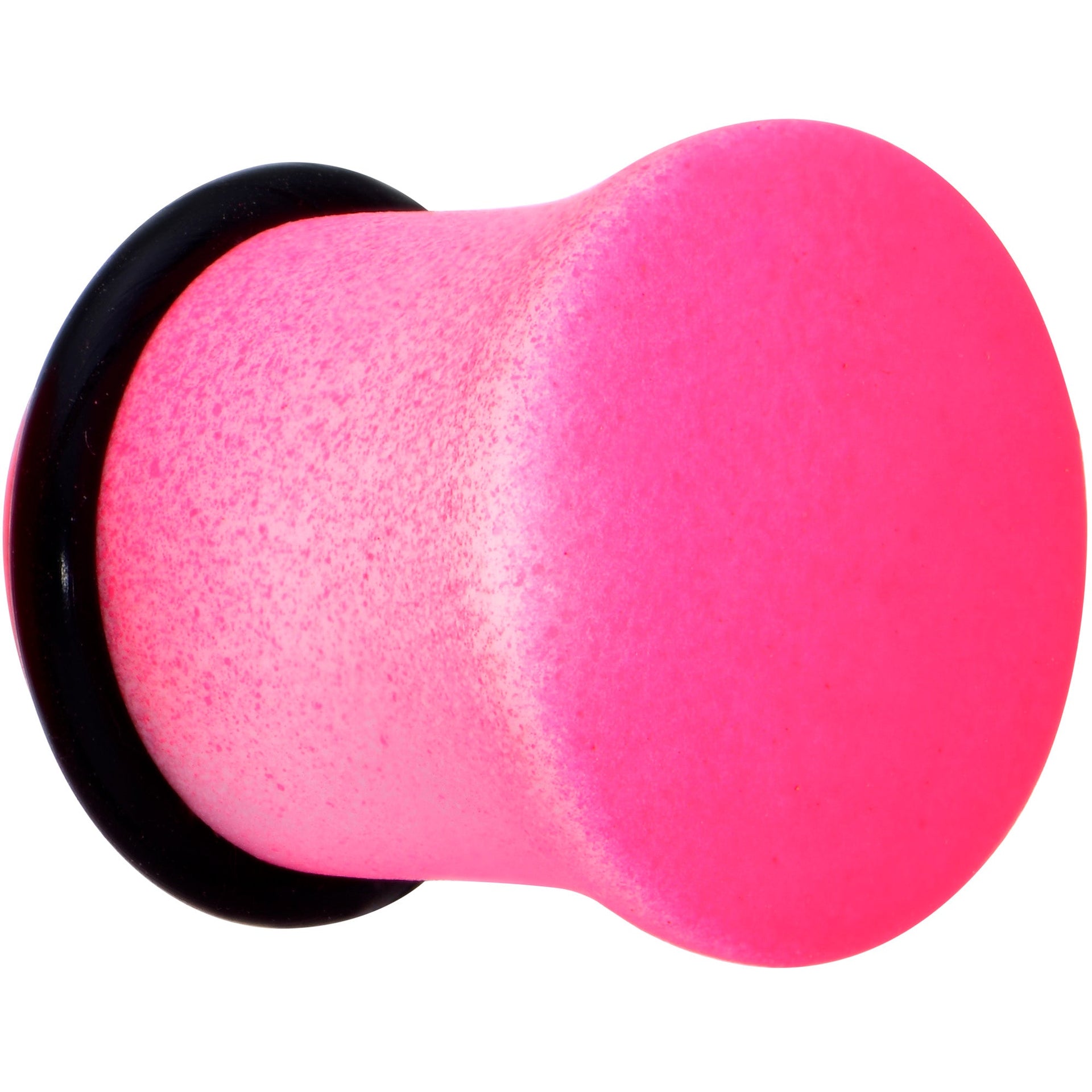 White Pink Ombre Matte Acrylic Single Flare Ear Plugs 2mm-12mm