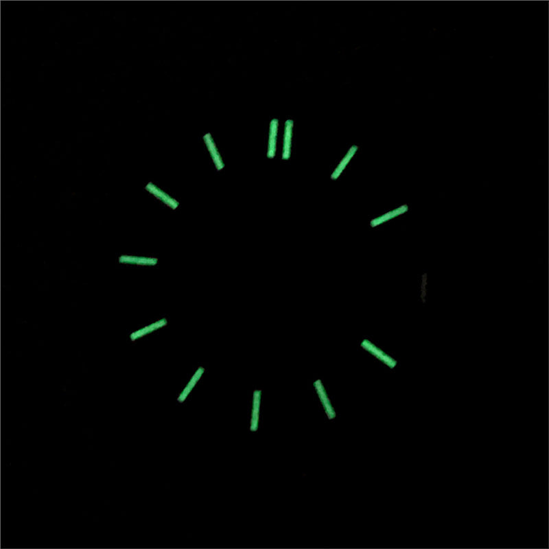 Seiko-modified Watch Dial With Luminous Numerals