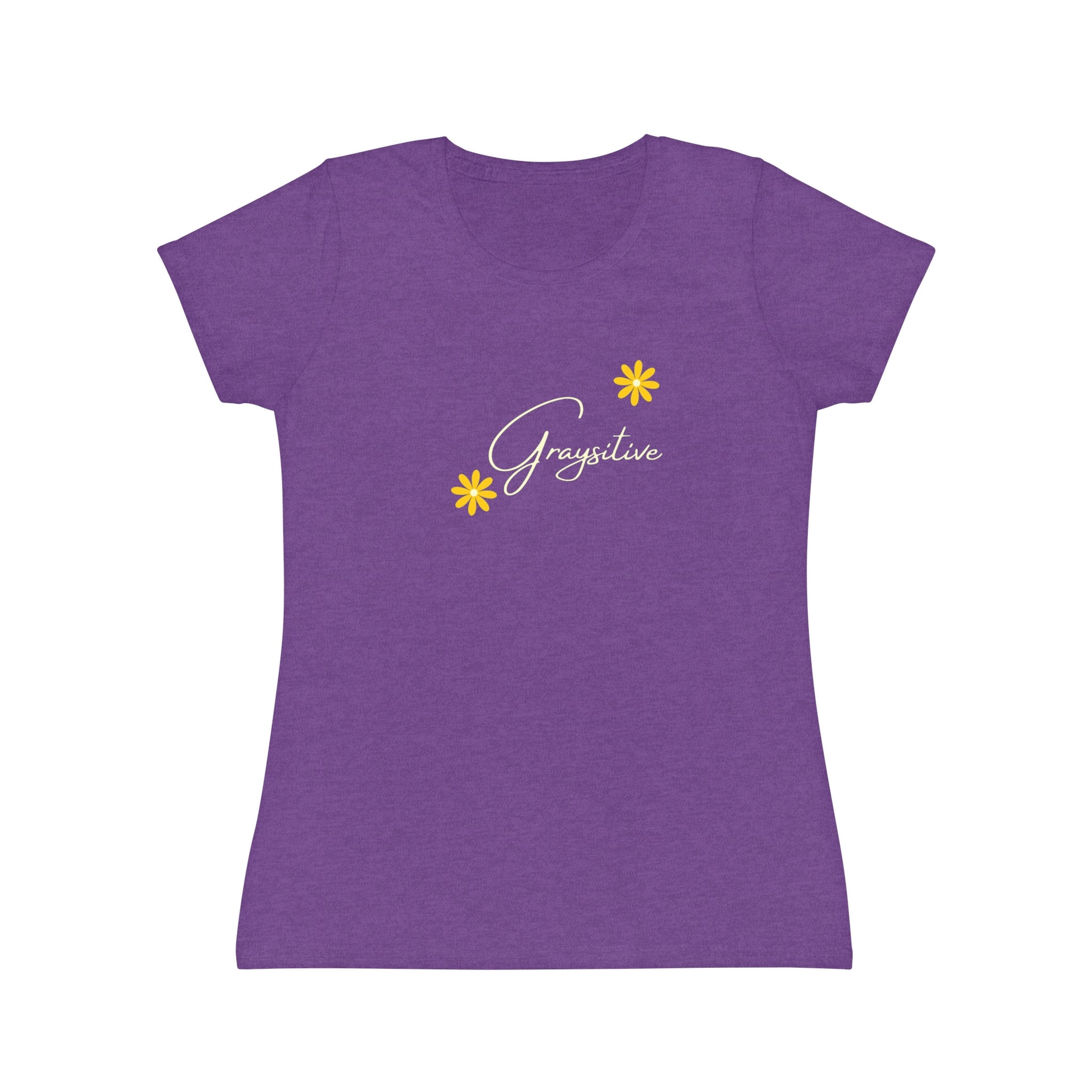 Women's Floral Graphic T-Shirt in Black, Pink, and Gray