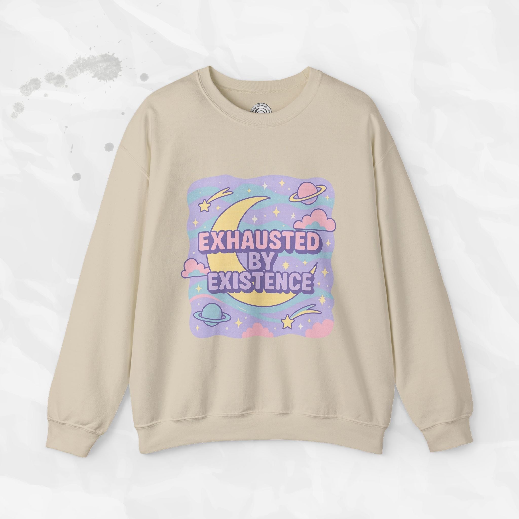 Exhausted by Existence - Crewneck Sweatshirt