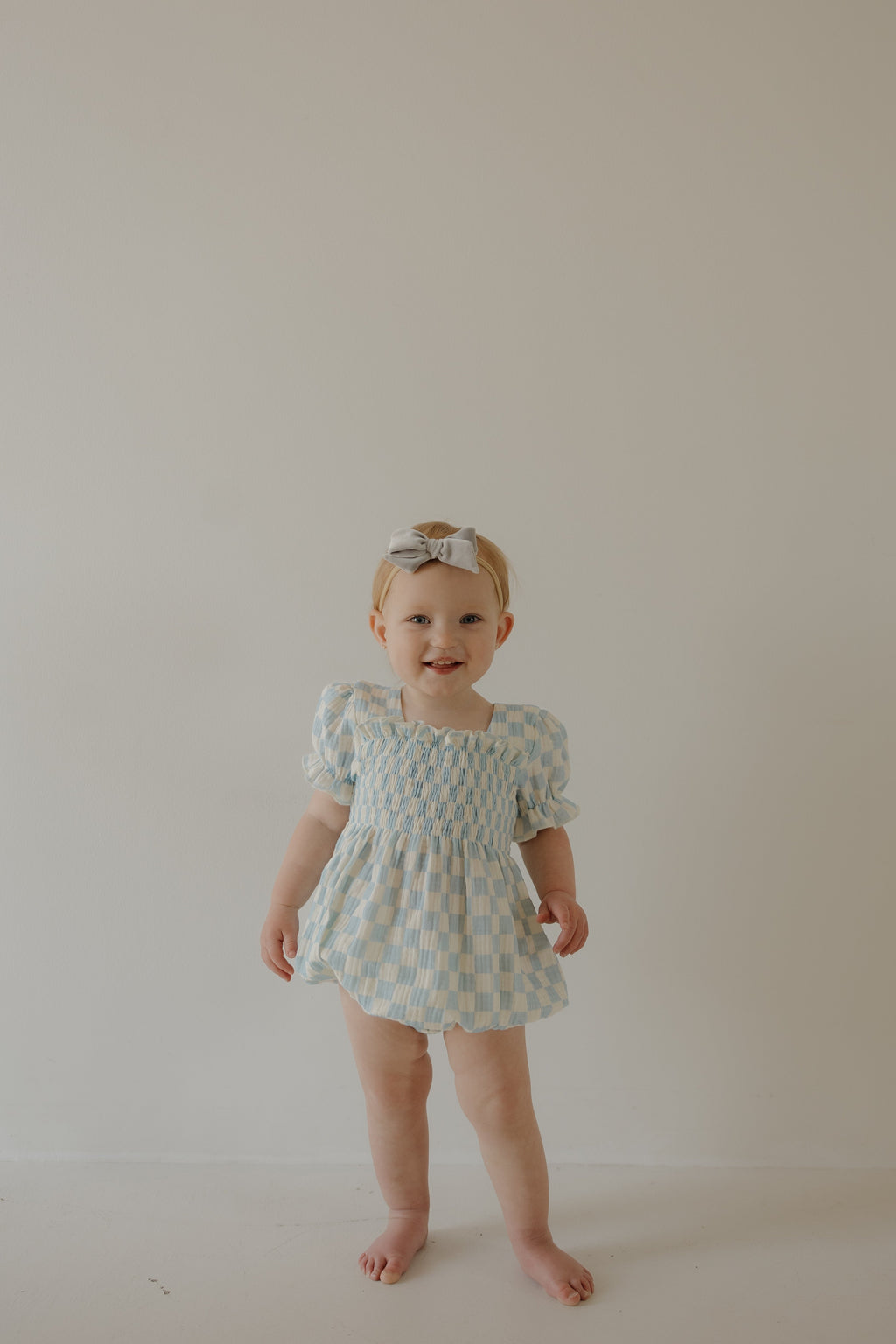 Ruffle Muslin Romper | Morning Check