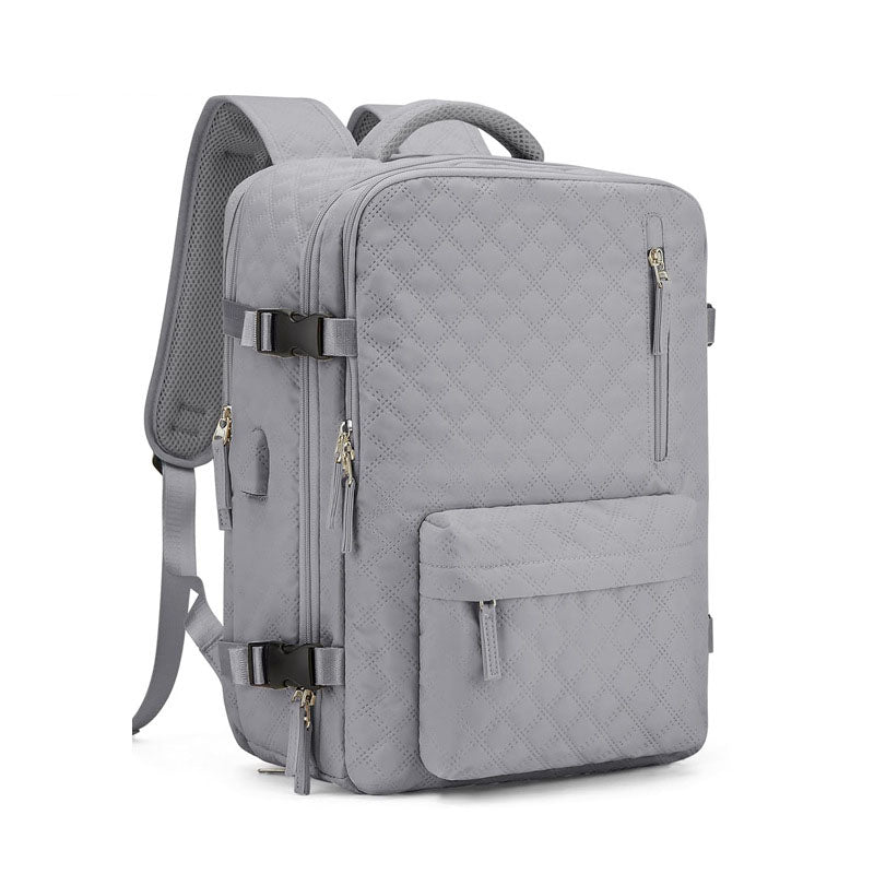 Women's Quilted Travel Backpack - College, Business, Everyday - Image 8