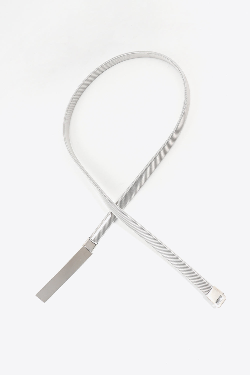 Elastic Iron Skinny Belt | Modern Buckle Design