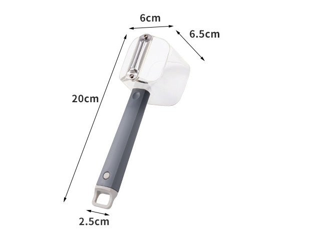 Modern Stainless Steel Kitchen Peeler – Minimalist Ergonomic Tool