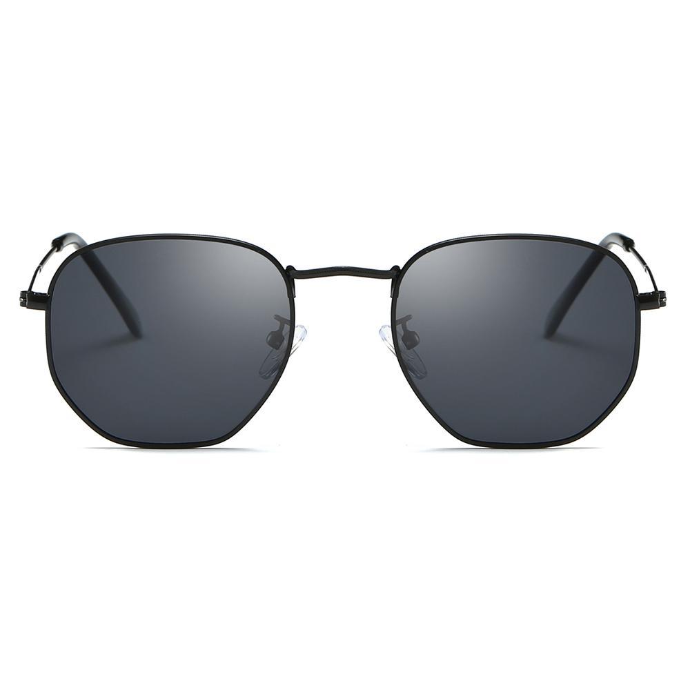 Classic Hexagon Retro Polarized Sunglasses Metal Frame Eyewear