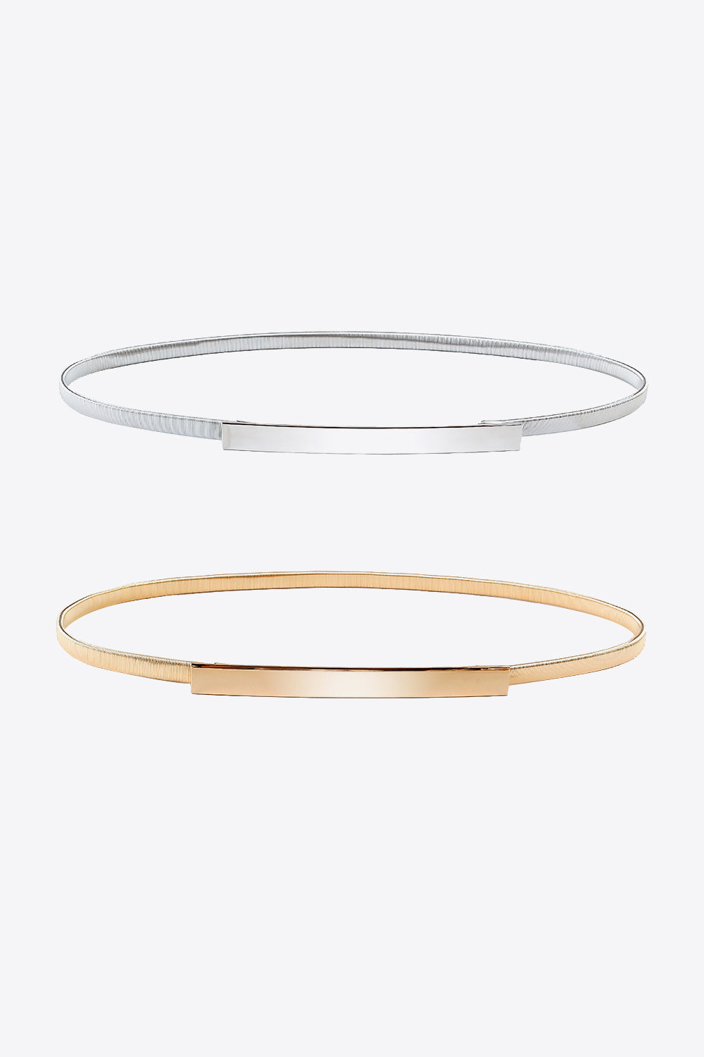 Elastic Iron Skinny Belt | Modern Buckle Design