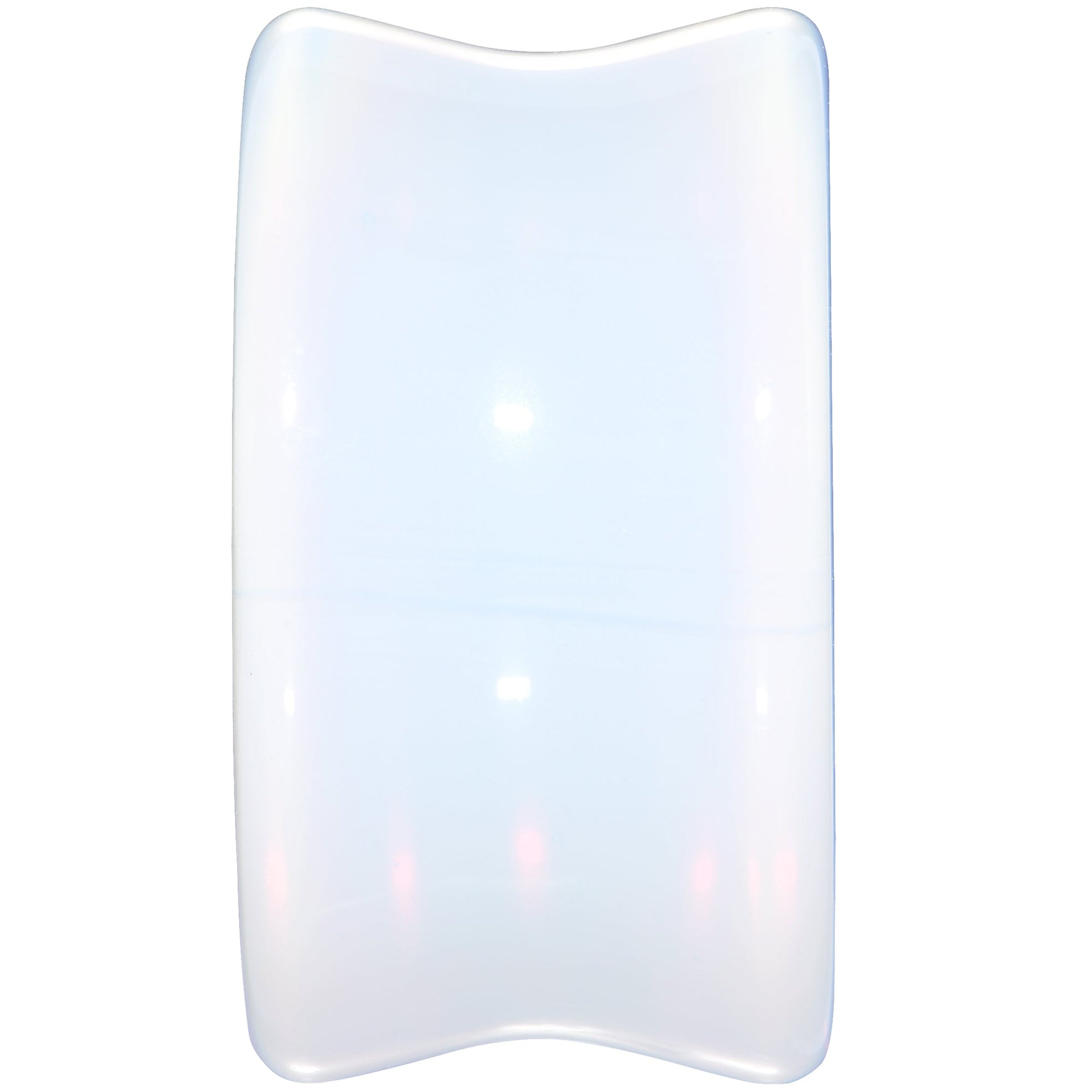White Opalite Double Flare Plugs - Rainbow Stone Ear Gauges Set