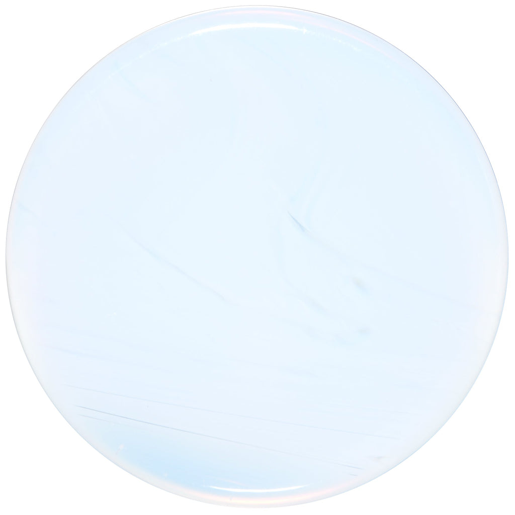 White Opalite Double Flare Plugs - Rainbow Stone Ear Gauges Set